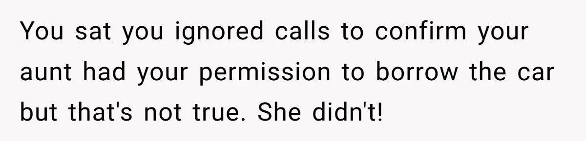 She Called the Cops After Her Dad Lent Out Her Car Without Permission