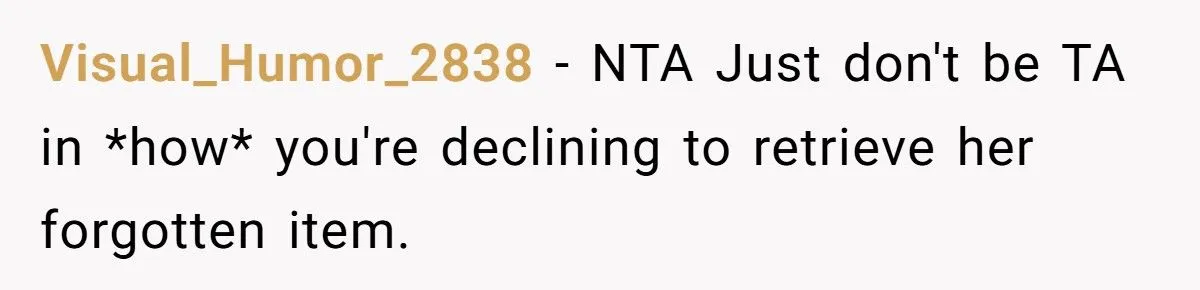 This Husband Refused to Be His Wife’s Personal Purse Retriever — Now She’s Mad About It