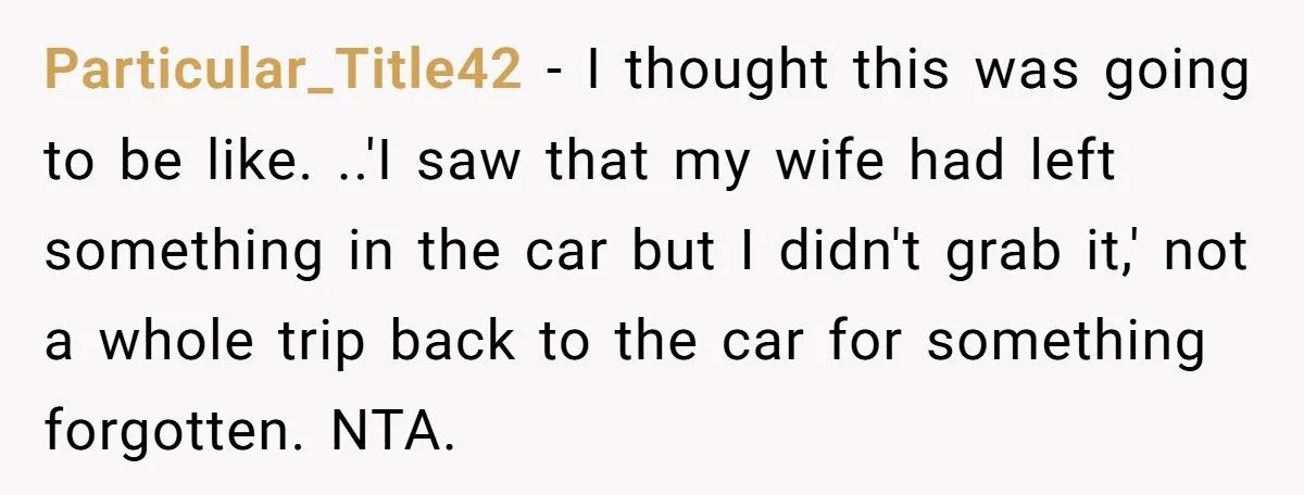 This Husband Refused to Be His Wife’s Personal Purse Retriever — Now She’s Mad About It