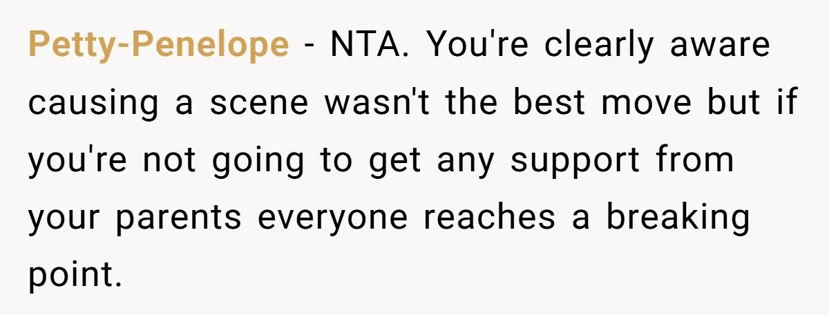 She Yelled “JUST LEAVE ME THE FK ALONE” at Her Brother During a Family Dinner