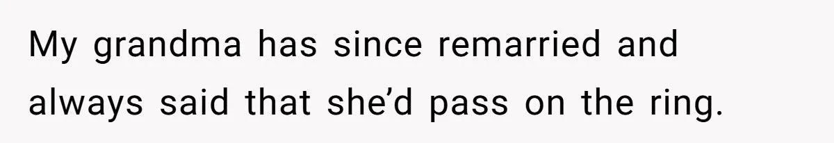 Wedding Shock: Family Upset When Heirloom Ring is Remade Without Grandma’s Knowledge