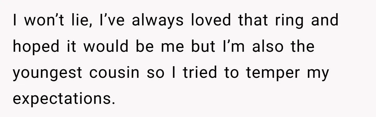 Wedding Shock: Family Upset When Heirloom Ring is Remade Without Grandma’s Knowledge