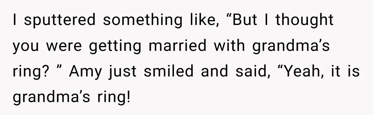 Wedding Shock: Family Upset When Heirloom Ring is Remade Without Grandma’s Knowledge