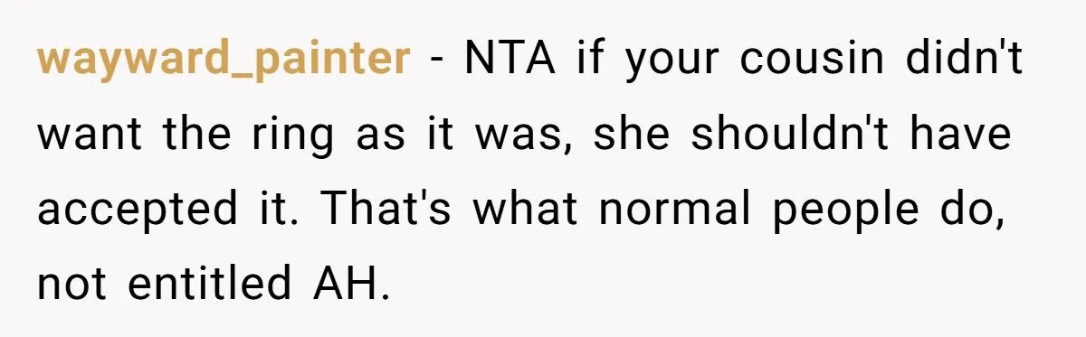 Wedding Shock: Family Upset When Heirloom Ring is Remade Without Grandma’s Knowledge