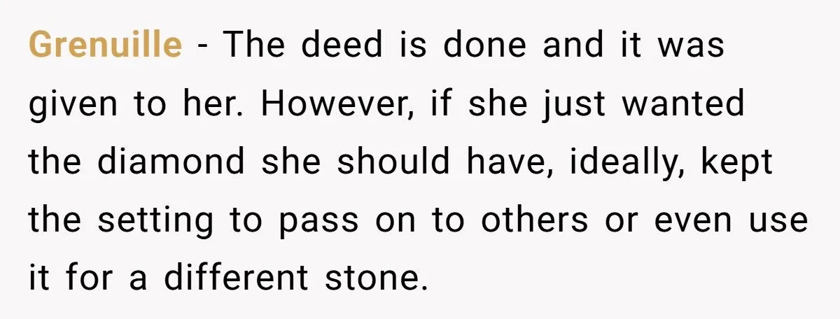Wedding Shock: Family Upset When Heirloom Ring is Remade Without Grandma’s Knowledge
