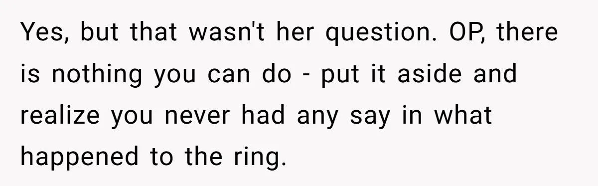 Wedding Shock: Family Upset When Heirloom Ring is Remade Without Grandma’s Knowledge