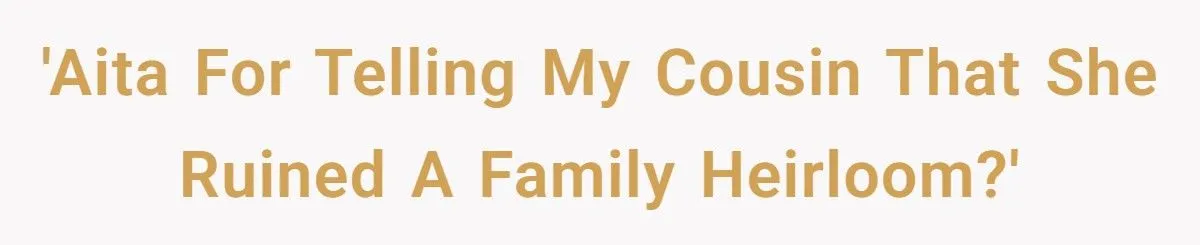 Wedding Shock: Family Upset When Heirloom Ring is Remade Without Grandma’s Knowledge