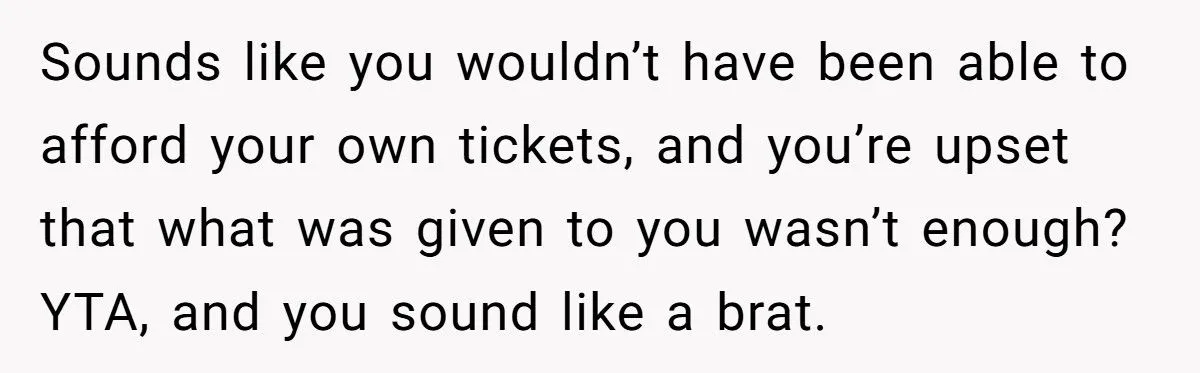 Daughter’s Outburst Over Dad’s Cirque du Soleil Ticket Gift Ignites Family Drama