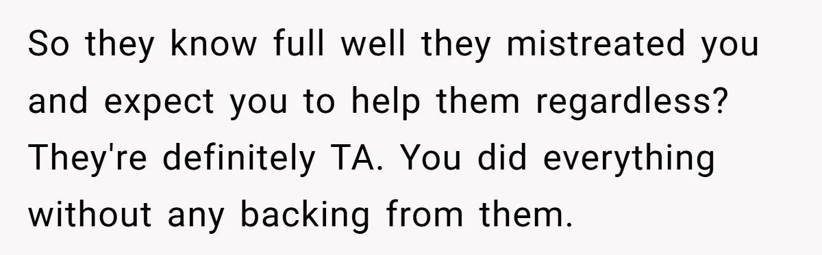 This Daughter Refused to Rescue Her Parents From Foreclosure After They Told Her She Deserved Their Mistreatment