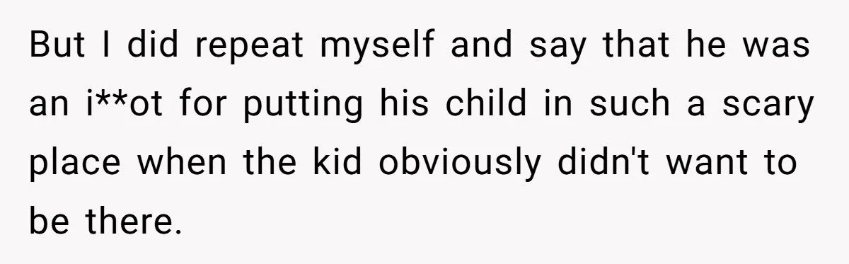 A Bystander Sparks Drama After Accusing Dad of Scaring His Kid Just for a Photo