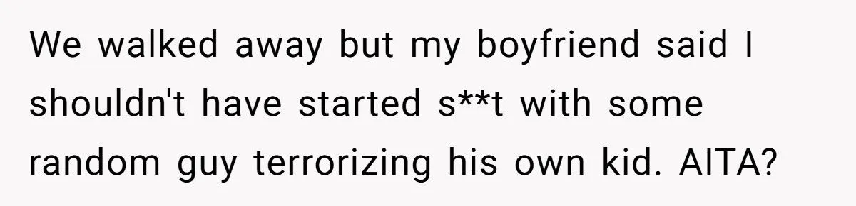 A Bystander Sparks Drama After Accusing Dad of Scaring His Kid Just for a Photo