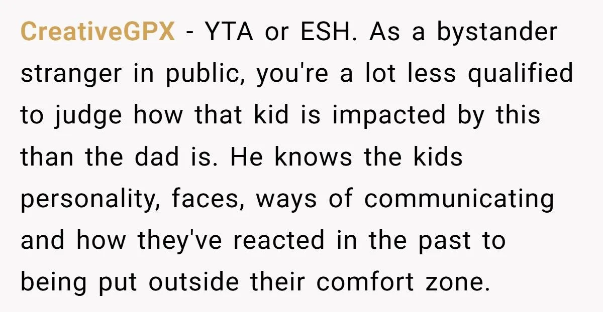 A Bystander Sparks Drama After Accusing Dad of Scaring His Kid Just for a Photo