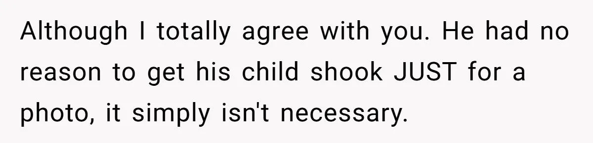 A Bystander Sparks Drama After Accusing Dad of Scaring His Kid Just for a Photo