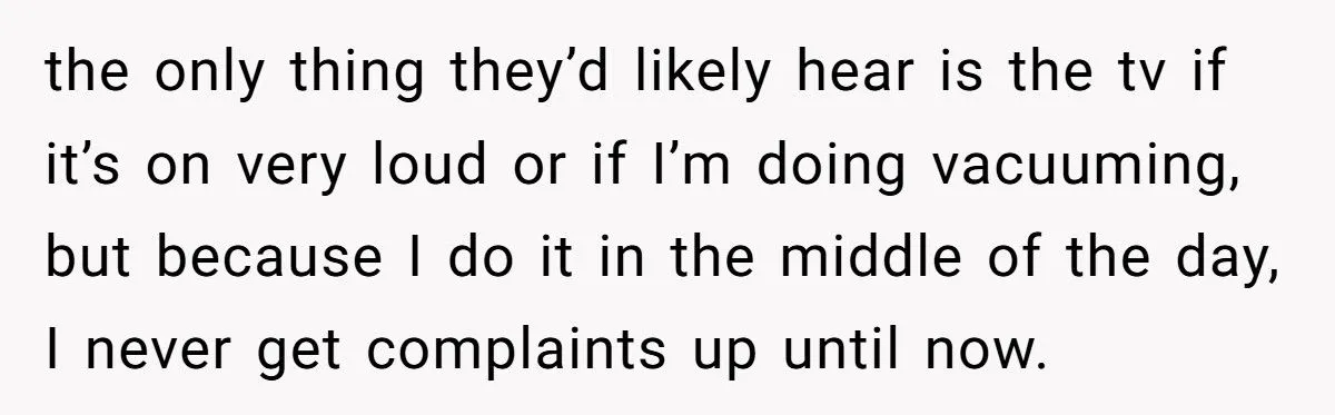 Young Mom Refused to Stop Vacuuming During the Day Despite New Neighbor’s Baby Napping