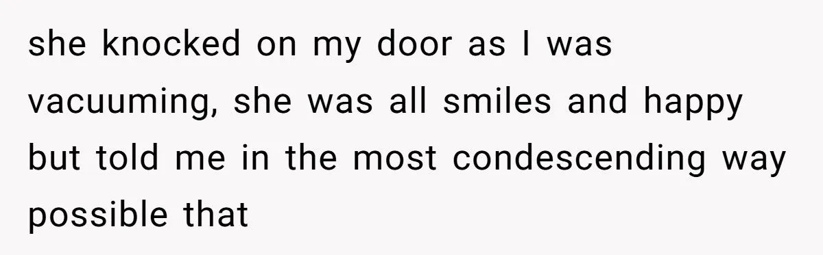 Young Mom Refused to Stop Vacuuming During the Day Despite New Neighbor’s Baby Napping