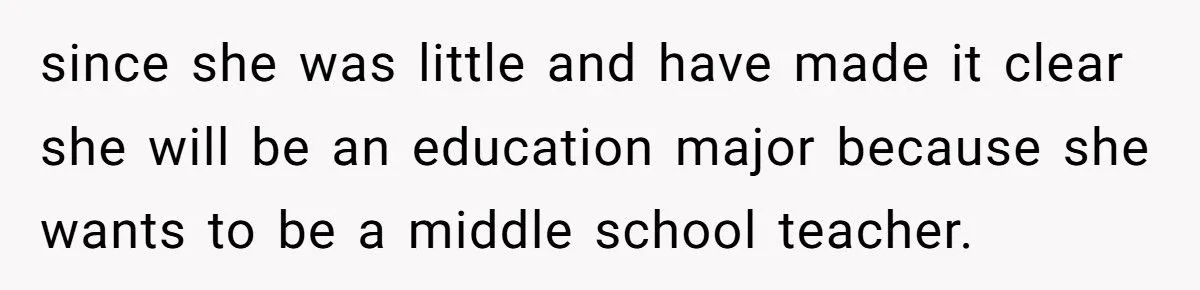 Dad Invests Hundreds of Thousands in Son’s Dentistry but Refuses Daughter’s Dream School for Teaching - Outrage Ensues