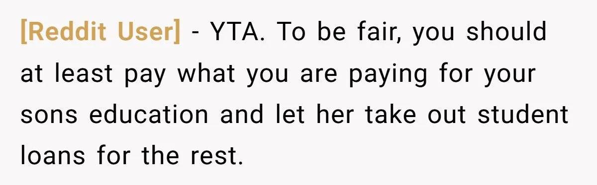 Dad Invests Hundreds of Thousands in Son’s Dentistry but Refuses Daughter’s Dream School for Teaching - Outrage Ensues