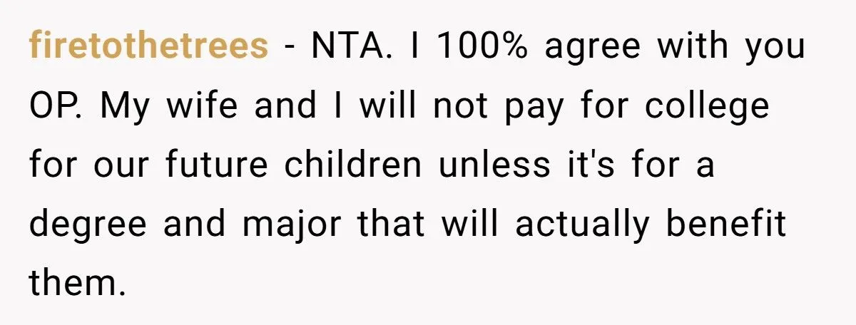 Dad Invests Hundreds of Thousands in Son’s Dentistry but Refuses Daughter’s Dream School for Teaching - Outrage Ensues