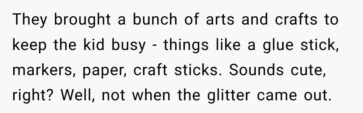 He Reported a Mom for Allowing Glitter on a Plane – Now the Internet Is Divided