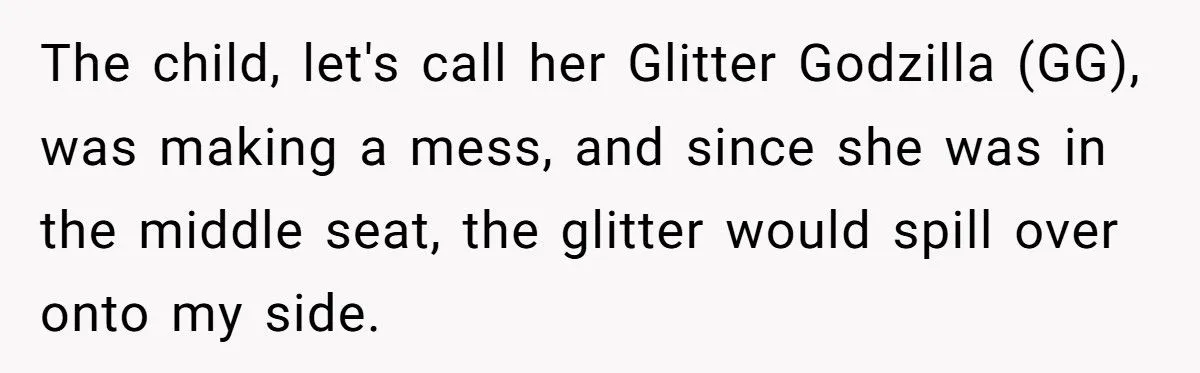 He Reported a Mom for Allowing Glitter on a Plane – Now the Internet Is Divided