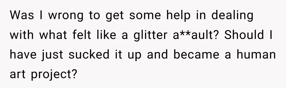 He Reported a Mom for Allowing Glitter on a Plane – Now the Internet Is Divided