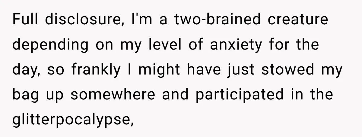 He Reported a Mom for Allowing Glitter on a Plane – Now the Internet Is Divided