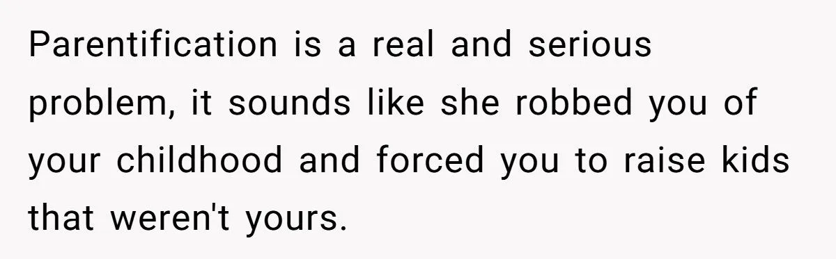 Daughter Explodes After Years of Being Forced to Raise Her Brothers - Tells Mom She Failed as a Parent