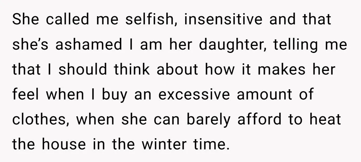 She’s 18, Working Full Time, and Spending Big on Herself - But Her Struggling Mother Calls Her Selfish