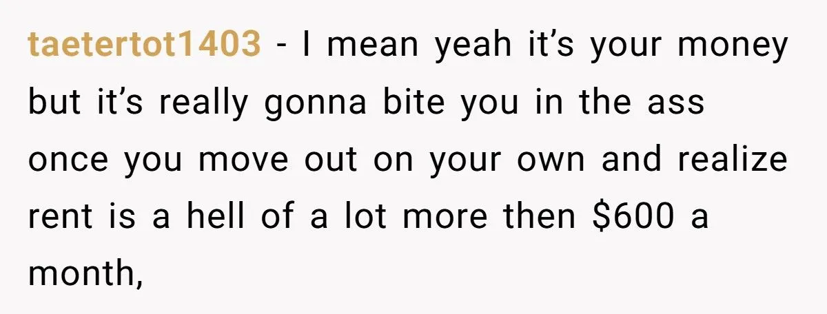 She’s 18, Working Full Time, and Spending Big on Herself - But Her Struggling Mother Calls Her Selfish