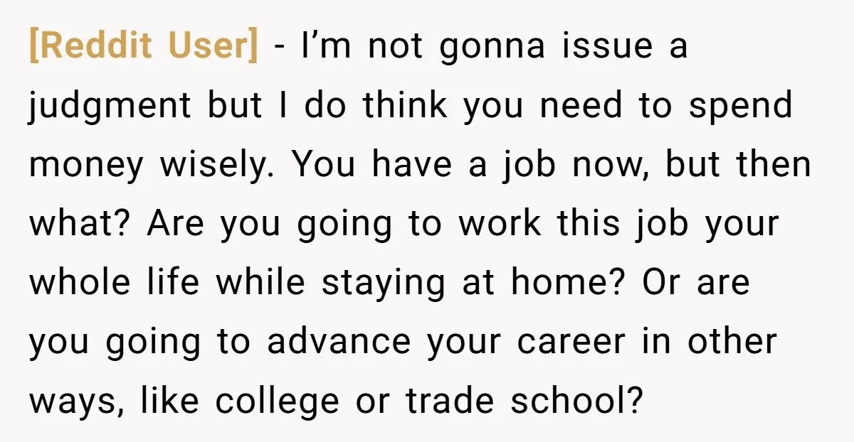 She’s 18, Working Full Time, and Spending Big on Herself - But Her Struggling Mother Calls Her Selfish