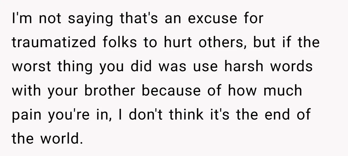 Did A Grieving Sister Overreact By Cutting Ties Over Her Brother’s Pregnancy News?