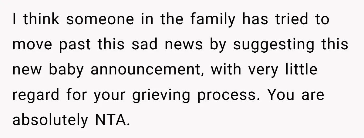 Did A Grieving Sister Overreact By Cutting Ties Over Her Brother’s Pregnancy News?