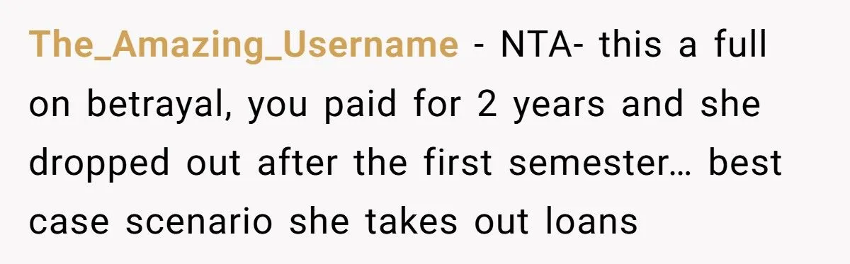 This Dad Exposes Daughter’s Secret Dropout and Refuses to Keep Paying for College