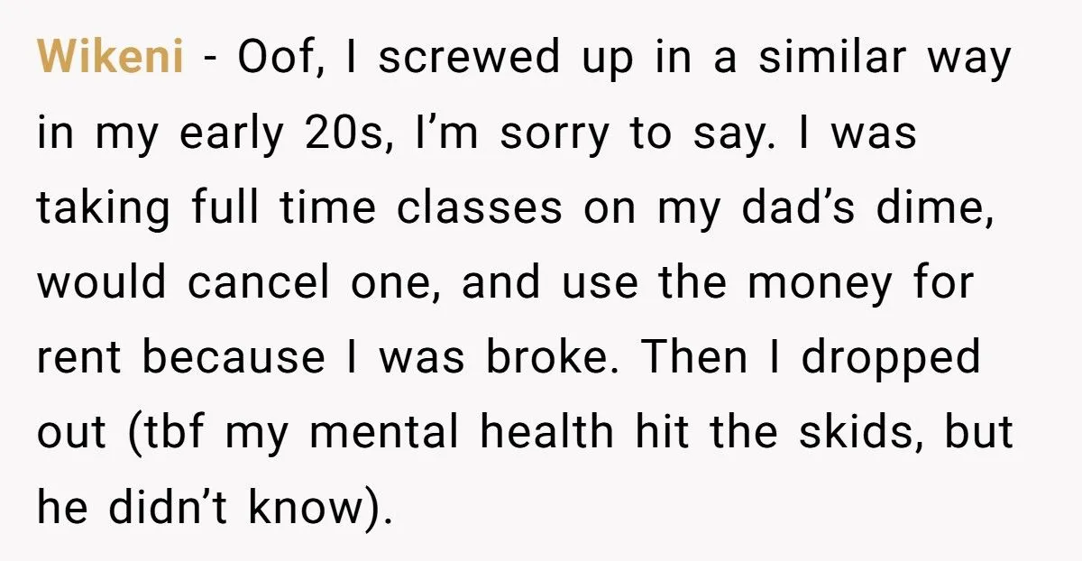 This Dad Exposes Daughter’s Secret Dropout and Refuses to Keep Paying for College