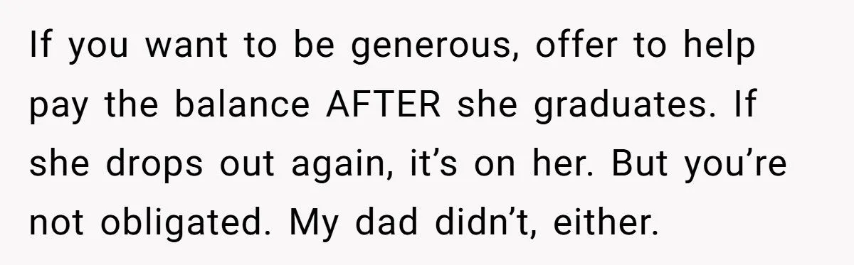This Dad Exposes Daughter’s Secret Dropout and Refuses to Keep Paying for College