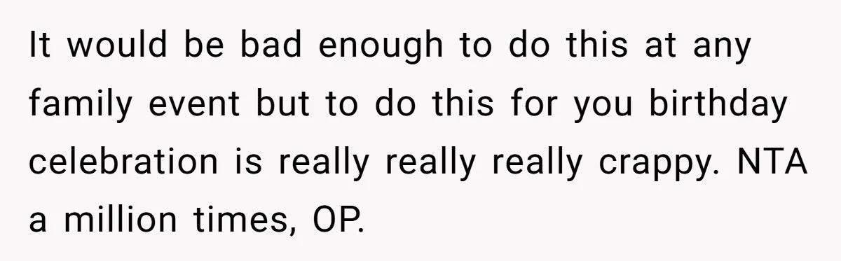Parents Promised Her a Quiet Birthday Dinner, Then Invited the Cousin Who Tormented Her for Years