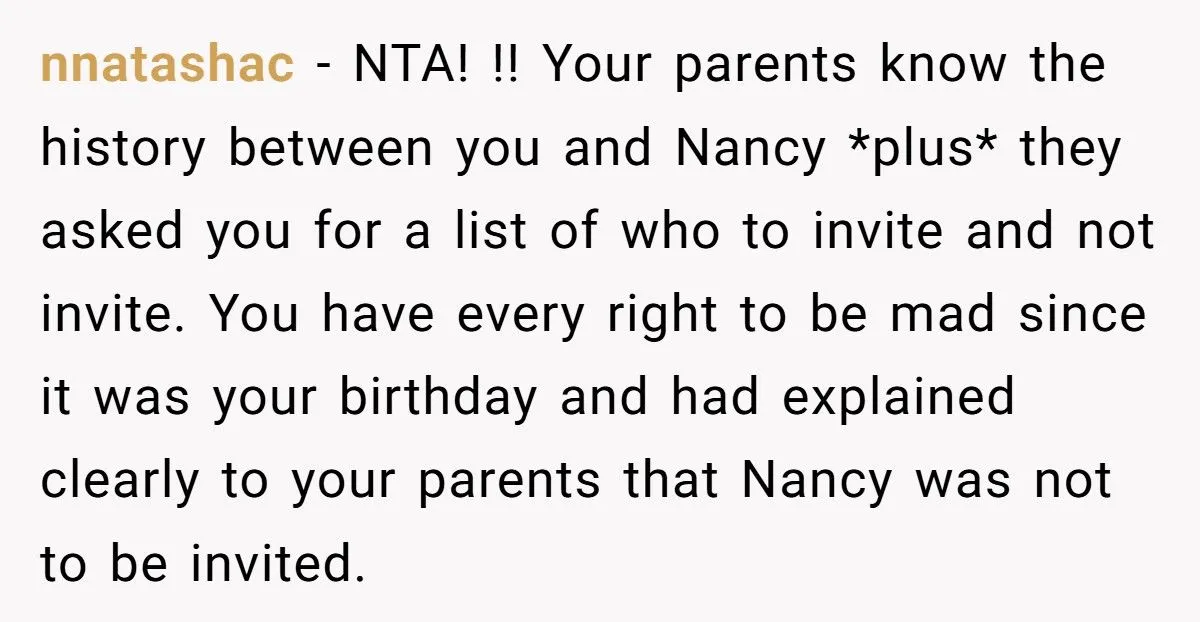 Parents Promised Her a Quiet Birthday Dinner, Then Invited the Cousin Who Tormented Her for Years