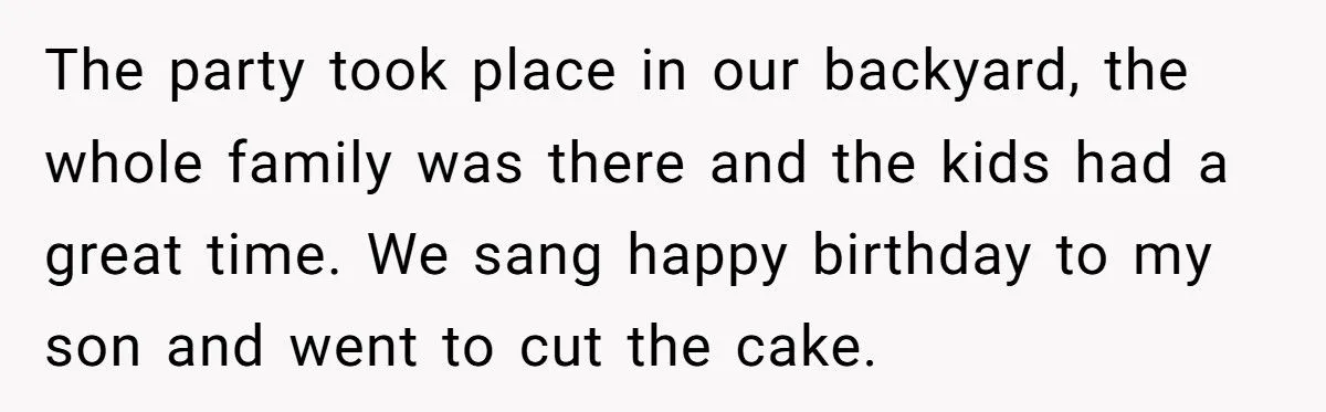 Everyone Got Cake… Except the Birthday Boy - and His Mom Took the Heat