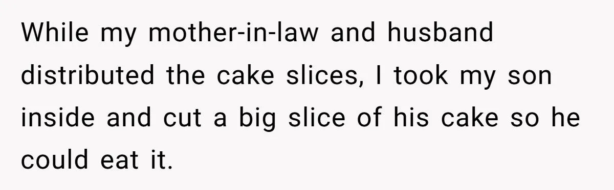 Everyone Got Cake… Except the Birthday Boy - and His Mom Took the Heat