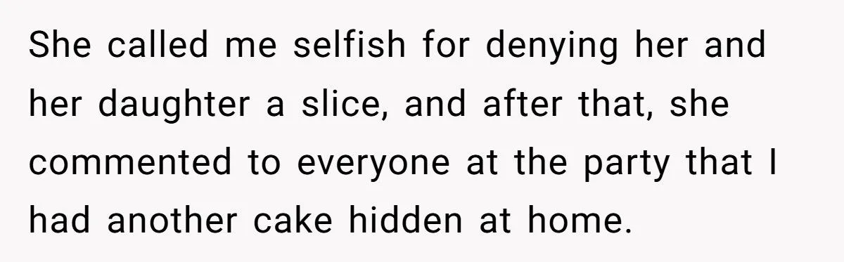 Everyone Got Cake… Except the Birthday Boy - and His Mom Took the Heat