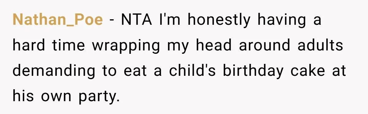 Everyone Got Cake… Except the Birthday Boy - and His Mom Took the Heat