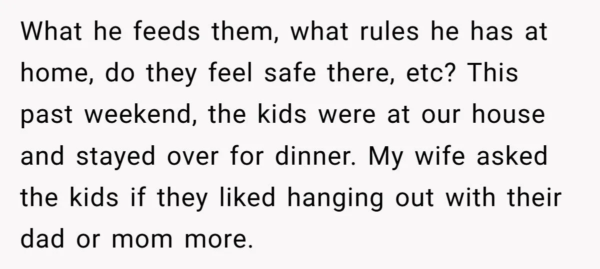 Man’s Clash With His Wife Over Spying On Neighbor Kids For A Custody Battle