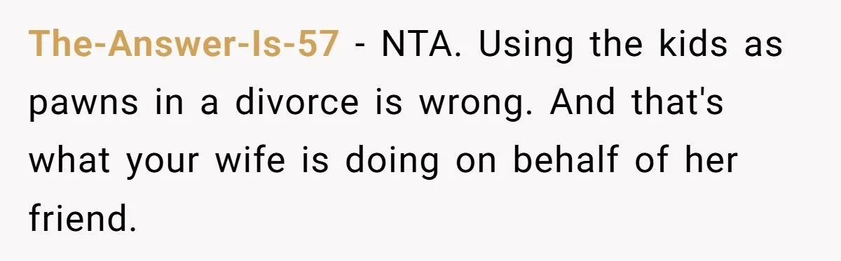Man’s Clash With His Wife Over Spying On Neighbor Kids For A Custody Battle