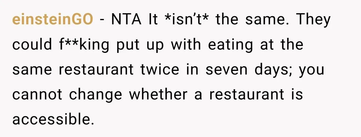 Wheelchair User Kicks Friend’s Boyfriend Out After Group Chose Restaurant He Couldn’t Even Enter