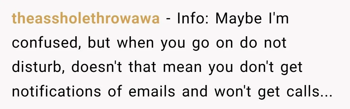 Worker Snaps t Coworker For Ignoring 'Do Not Disturb' Status