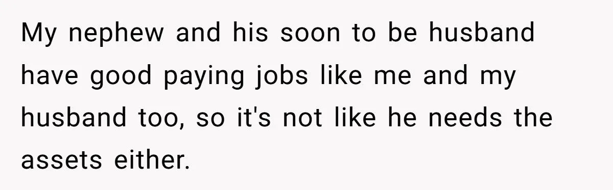 She Pressured Her Parents to Cut Her Nephew Out of Their Will—Now Her Family Thinks She’s Petty