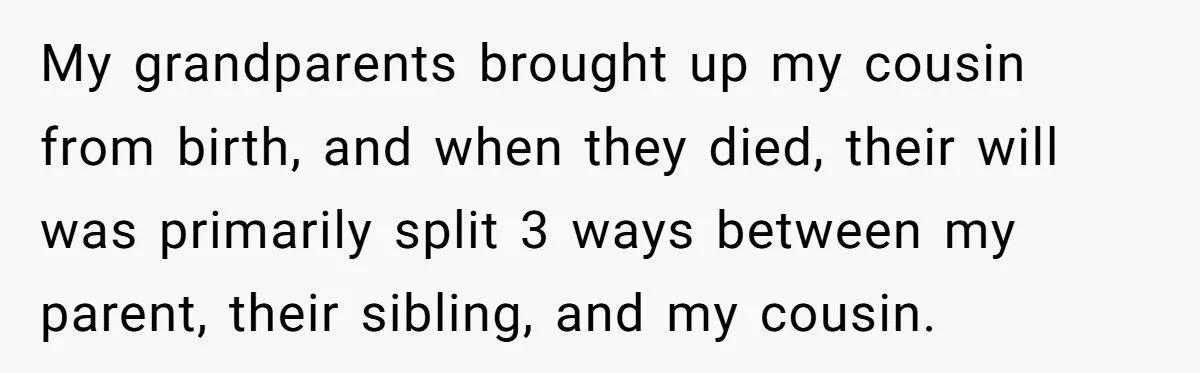 She Pressured Her Parents to Cut Her Nephew Out of Their Will—Now Her Family Thinks She’s Petty