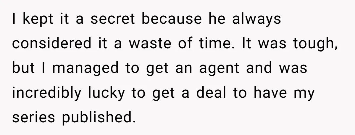 Stay-At-Home Mom’s Secret Book Deal Sparks Husband’s Demand For Luxury Car