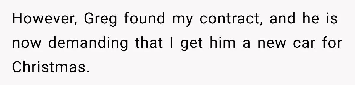 Stay-At-Home Mom’s Secret Book Deal Sparks Husband’s Demand For Luxury Car