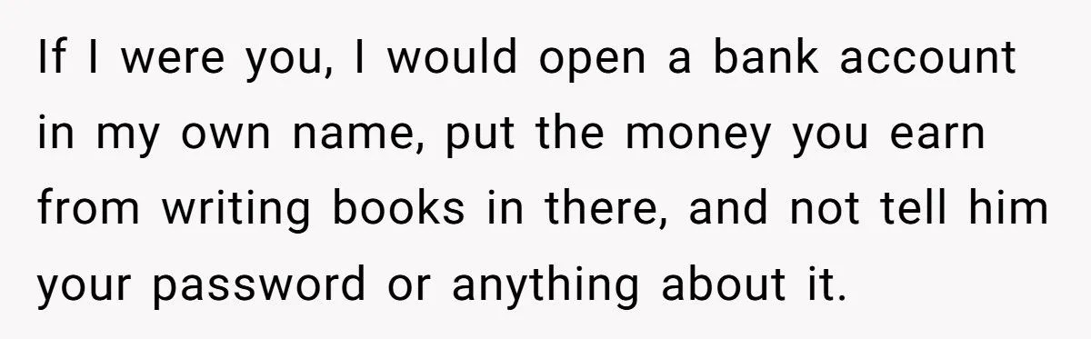 Stay-At-Home Mom’s Secret Book Deal Sparks Husband’s Demand For Luxury Car